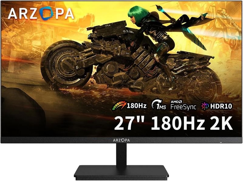 ARZOPA Monitor de Juegos de 27 Pulgadas 180HZ