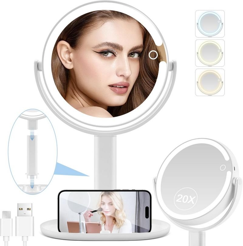Espejo de Maquillaje Iluminado MIYADIVA