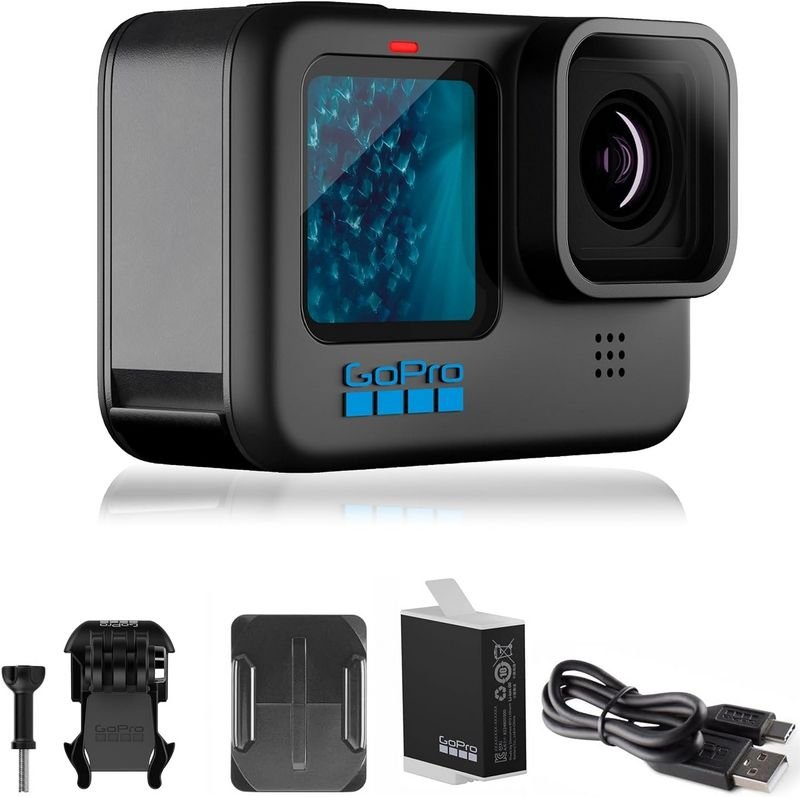 GoPro HERO11 Black - Cámara de acción impermeable Ultra HD