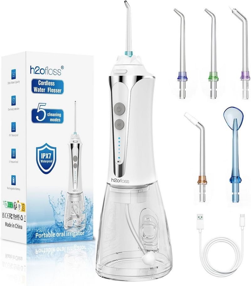 Irrigador Dental con Agua Inalámbrico H2ofloss