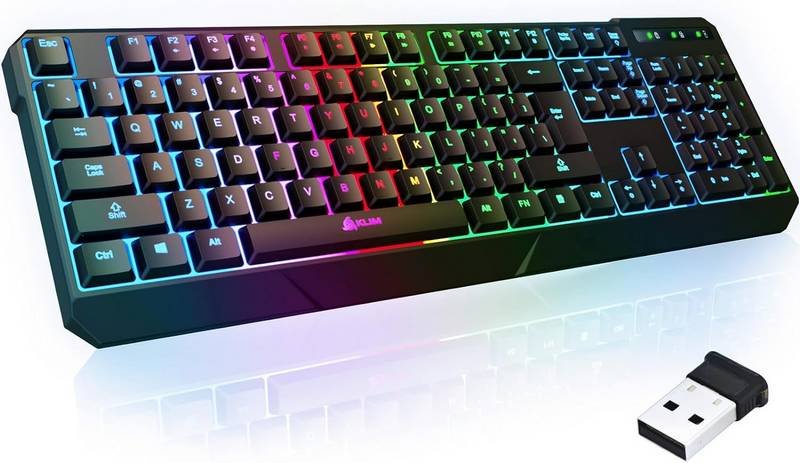 KLIM Chroma Wireless Gaming Keyboard RGB