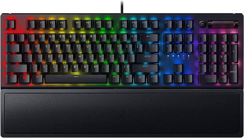 Razer BlackWidow V3 Mechanical Gaming Keyboard Green Mechanical Switches Tactile & Clicky