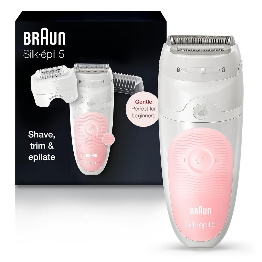 Braun Epilator Silk-épil 5 5-620 - Depiladora Recargable y Sin Dolor