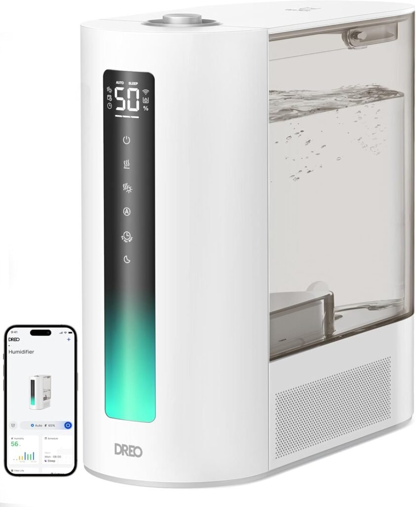 Dreo Humidificador de 6L con Niebla Cálida y Fría
