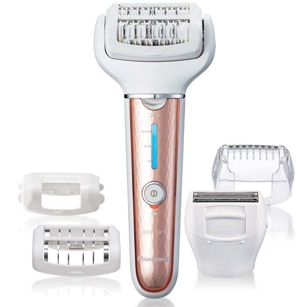 Panasonic Epilator ESEL7AP - Depiladora sin Dolor para Uso en Seco y Mojado