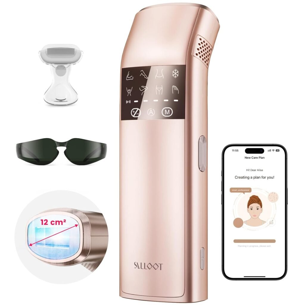 Professional IPL Laser Hair Removal Trinity 10 - Depiladora con Triple Pulso